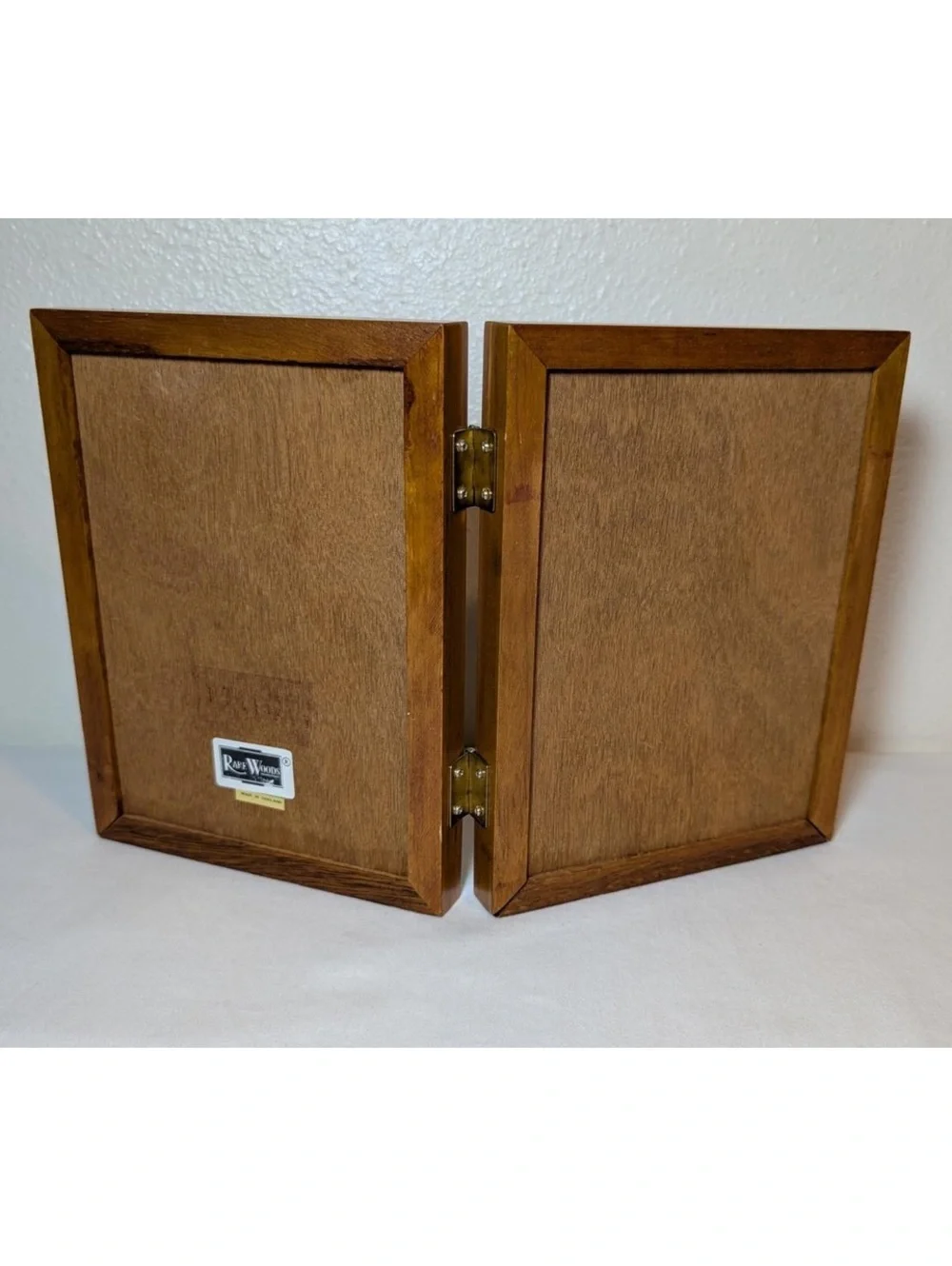 Vintage Rare Woods Double Photo Frame with Multiple Openings